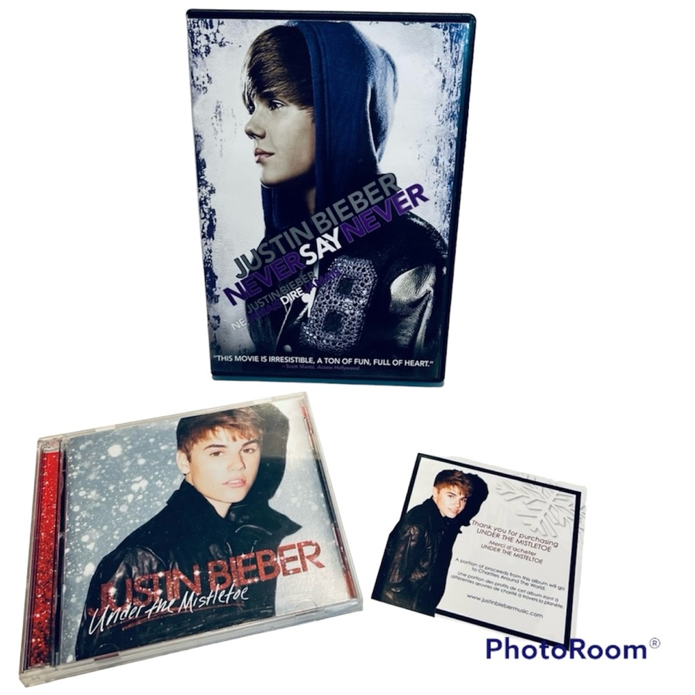 Christmas Justin Bieber Under The Mistletoe Deluxe Ed CD Never Say Never